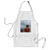 Balloon, cloudy day. apron