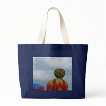 Balloon, cloudy day. canvas bag