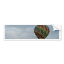 Balloon, cloudy day. bumper stickers