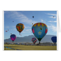 Balloon cluster cards