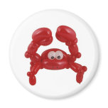 Balloon crab refrigerator magnet