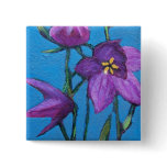BALLOON FLOWER PINBACK BUTTONS