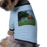 Balloon in a Cemetary, going up??? Dog Tee Shirt