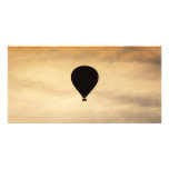 Balloon In Sky Personalized Photo Card