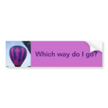 Balloon, Indecision Bumper Sticker