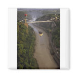 Balloon over Avon Gorge, Bristol, England Magnets