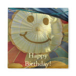 Balloon Smiley Face, Happy Birthday! Magnet