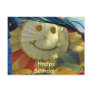 Balloon Smiley Face, Happy Birthday! Post Card
