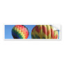 Balloon swirl and zigzag bumper sticker