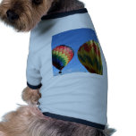 Balloon swirl and zigzag doggie tee