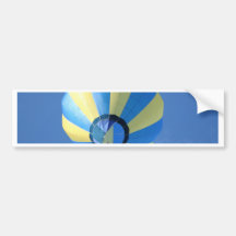 Balloon, Yellow and Blue! Bumper Sticker