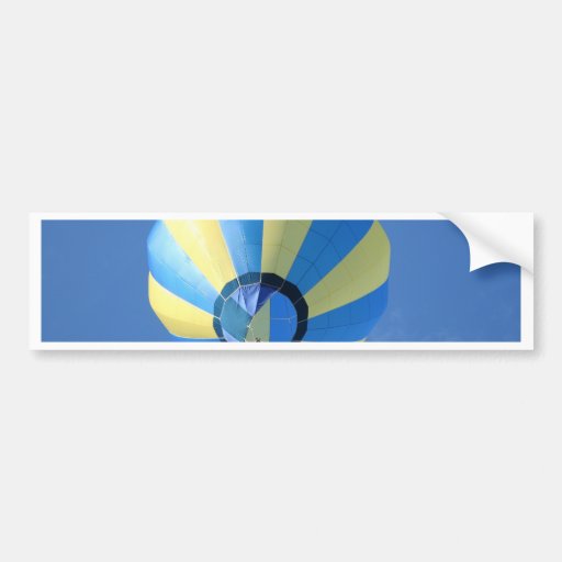 Balloon, Yellow and Blue! Bumper Sticker