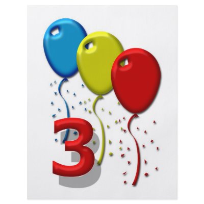 balloons 03 years by fotowino