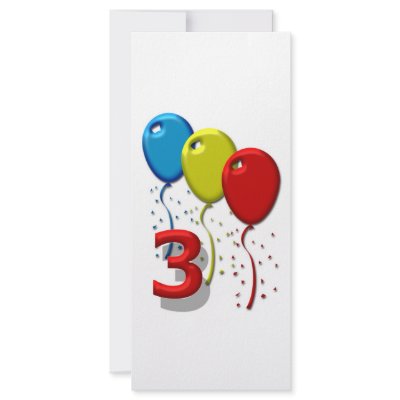 balloons 03 years by fotowino