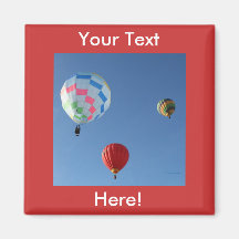 Balloons 3 fridge magnets