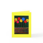 Balloons and Flowers Thank You Note Card