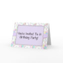 Balloons Birthday Party Invitation cards