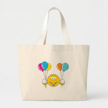 Balloons Celebration Smiley Face Bags