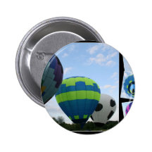 Balloons!  Collage! Pinback Buttons
