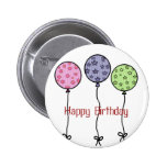 Balloons, Happy Birthday button