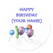 Balloons, HAPPY BIRTHDAY(YOUR NAME)