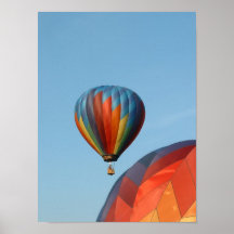 Balloons, lifting off! poster