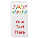 Balloons rack cards