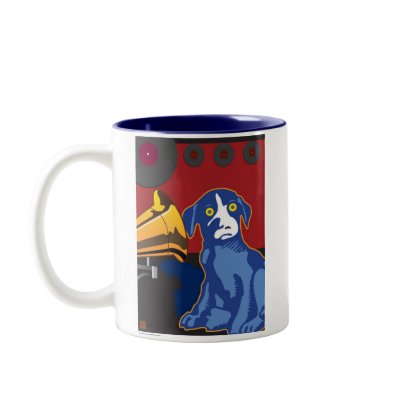 Ballou Music Hound Mugs by CollierGraphica