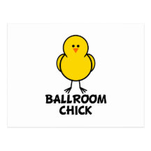 Ballroom Chick Postcard