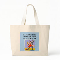 ballroom dancing joke canvas bag