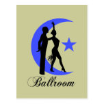 Ballroom dancing post card
