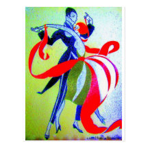 BALLROOM DANCING POST CARDS
