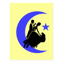 Ballroom Dancing Postcard