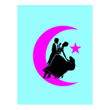Ballroom Dancing Postcard