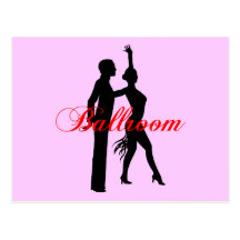 Ballroom Dancing Postcard