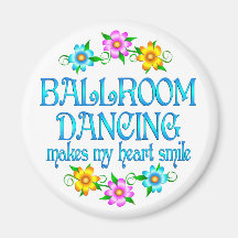 Ballroom Dancing Smiles Refrigerator Magnet