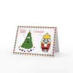 Balls Dropped Christmas Card