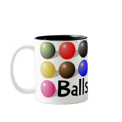 Balls Mug For Snooker Players and ALL!