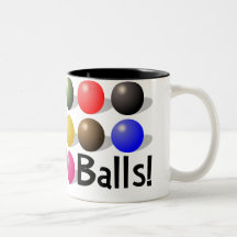 Balls Mug For Snooker Players and ALL!