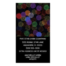 Balls of Yarn Art Business Card