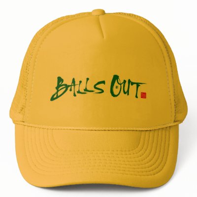 Balls Out green Mesh Hats by tshirtsgonemad