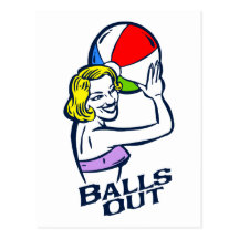 Balls Out Postcards
