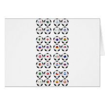 Balls With Flags Cards