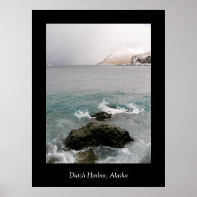 Ballyhoo Whirlpool, Dutch Harbour, Alaska Print by sonyaseattle