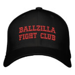 BALLZILLA, FIGHT CLUB FLEXFIT HAT BASEBALL CAP