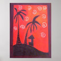 balmy nights Poster posters