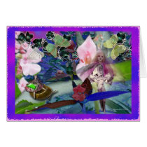 balsam-elve greeting card