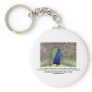 Baltasar Gracian At 20 A Man Is A Peacock Quote Keychain