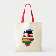 Baltic states tote bag