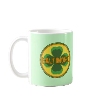 Baltimore Irish T-shirts and Gifts Coffee Mugs by stpatricksdaytshirts